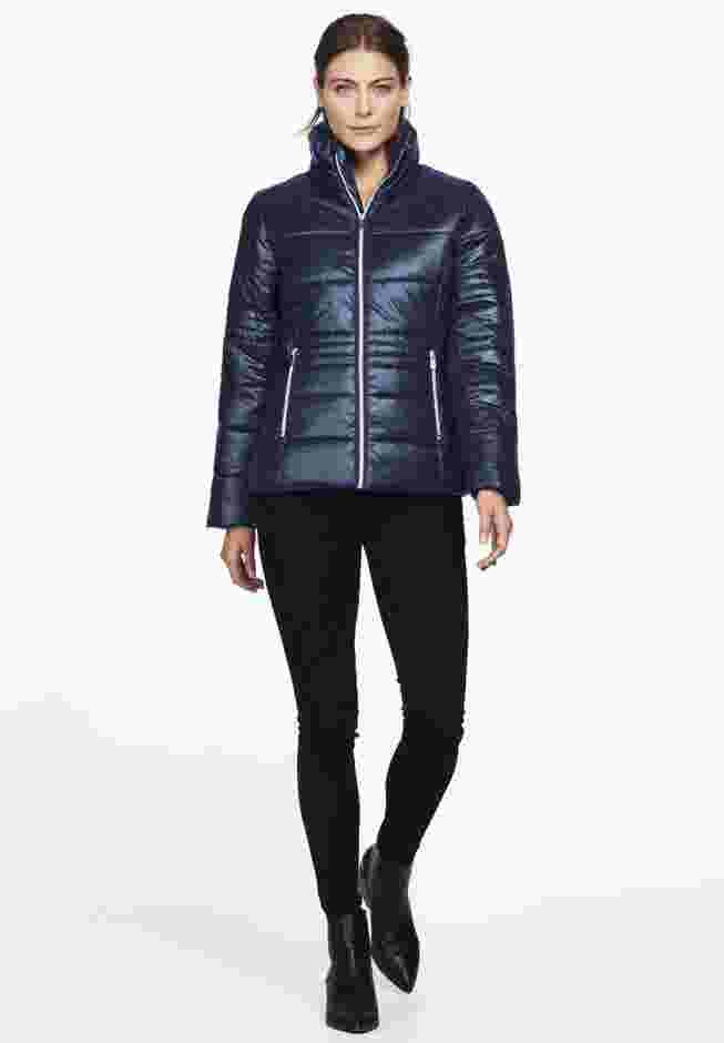 Short Puffer Zip Front Jacket image number 7