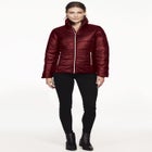 Short Puffer Zip Front Jacket image number null