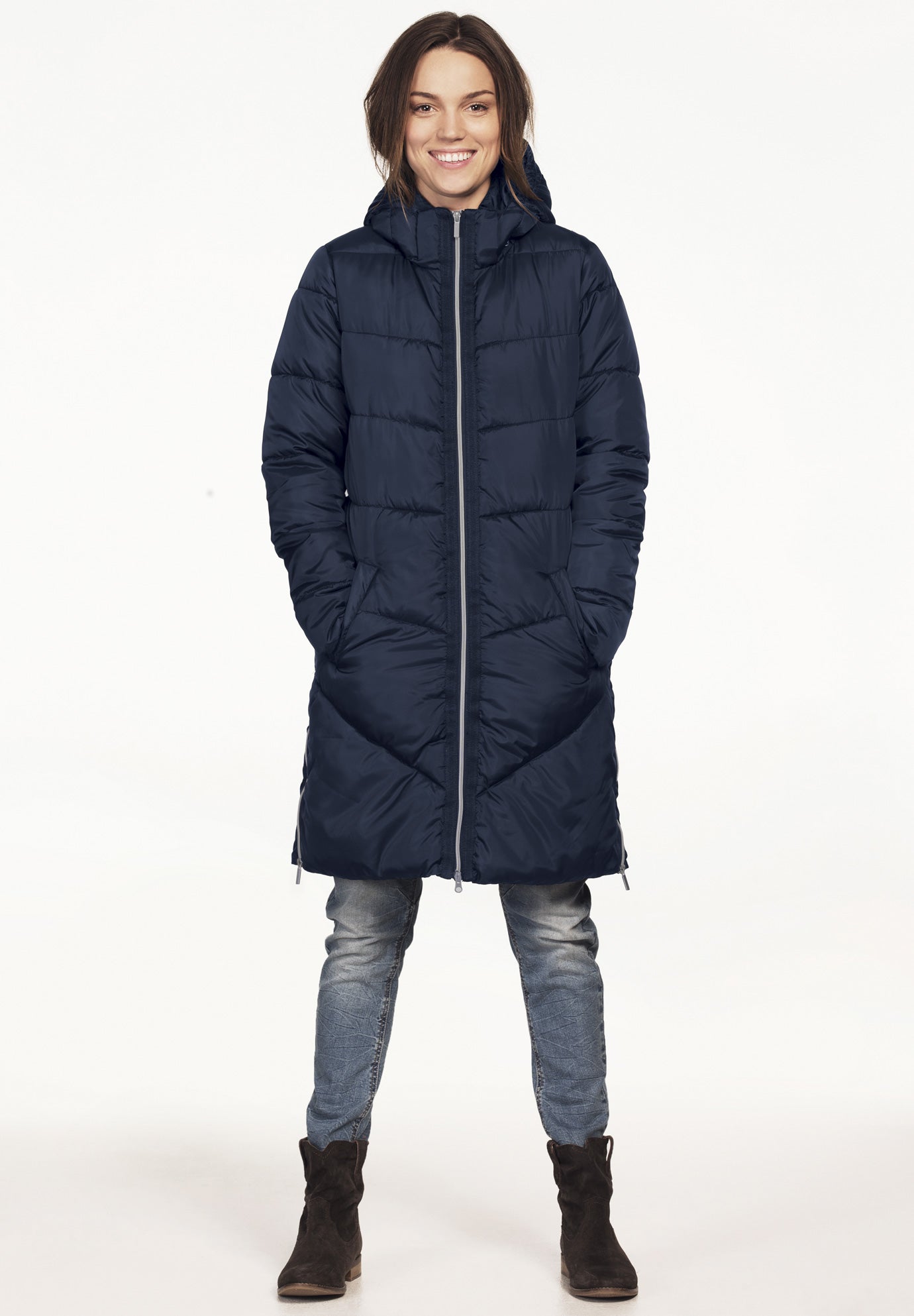 Long Puffer Coat image number 8