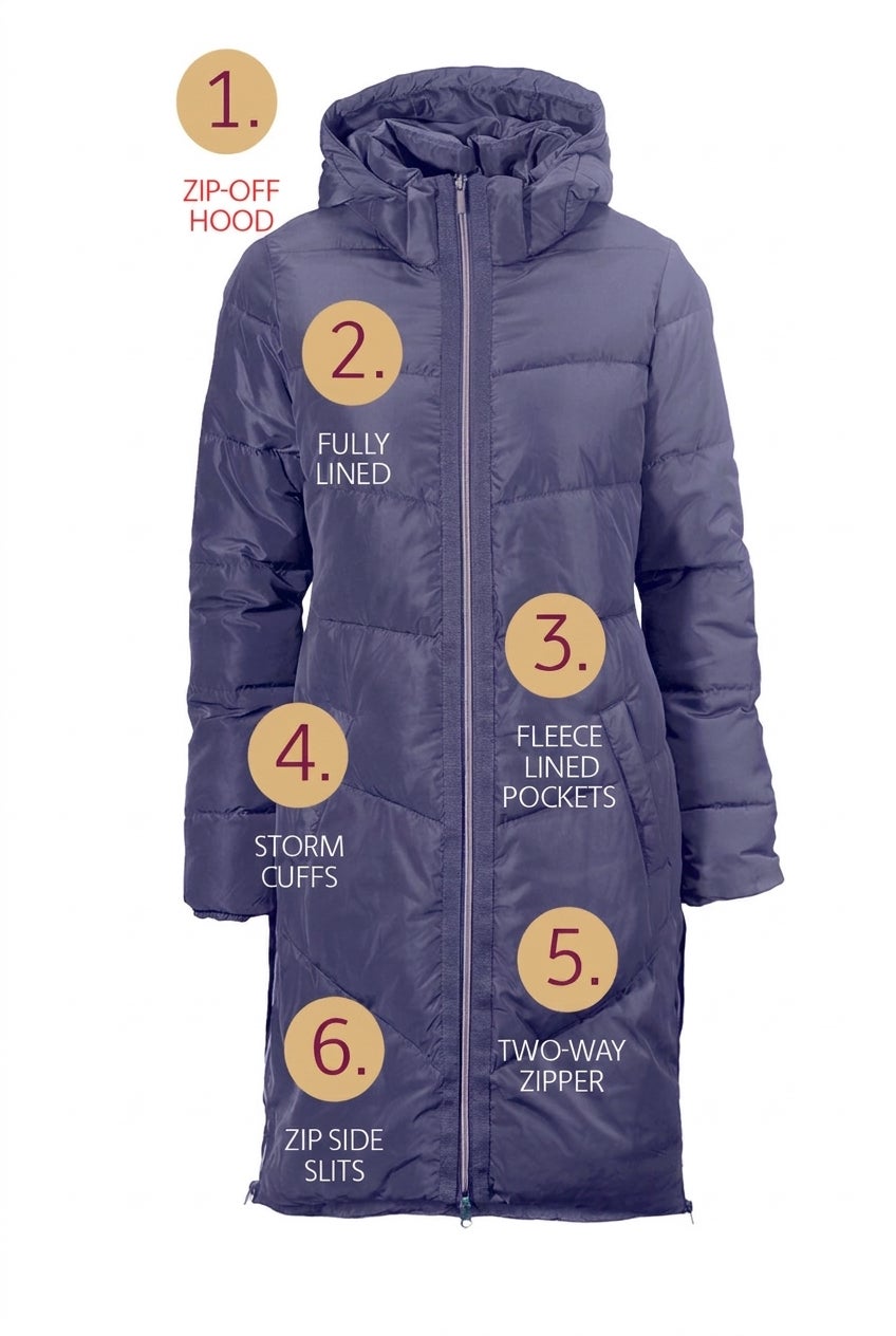 Long Puffer Coat image number 3