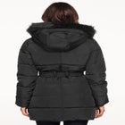 Belted Puffer Coat image number null
