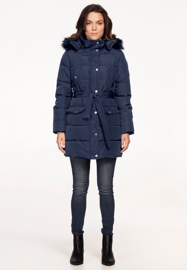 Belted Puffer Coat image number 2
