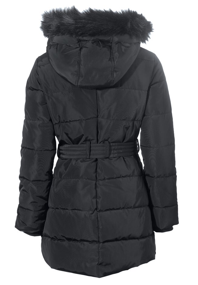 Belted Puffer Coat image number 3