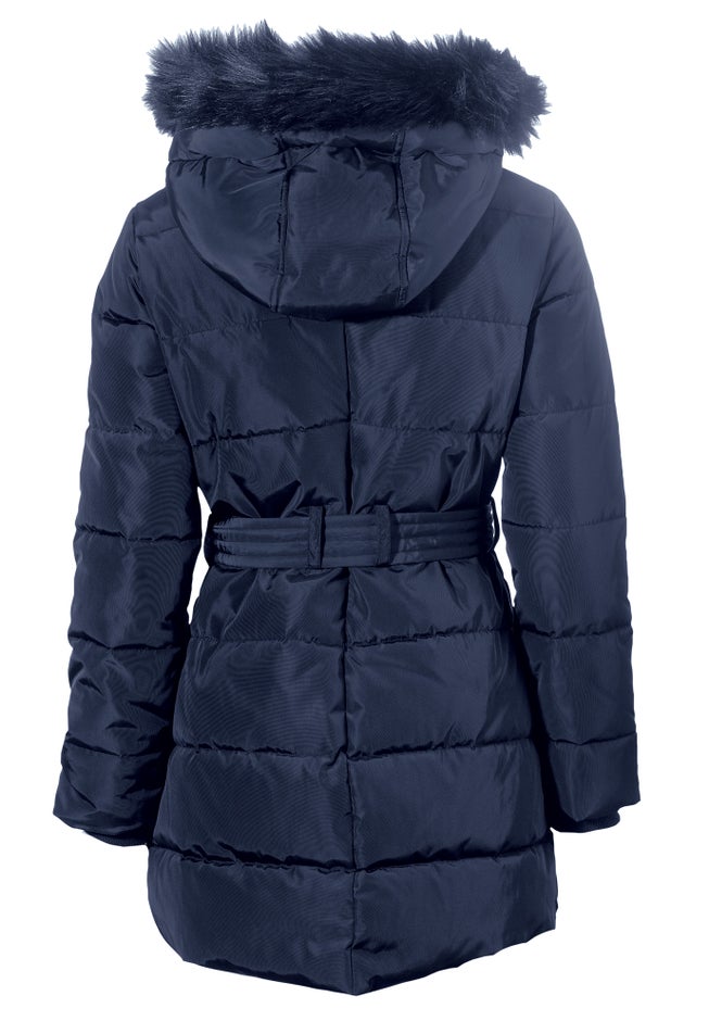 Belted Puffer Coat image number 5