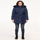 Belted Puffer Coat image number null