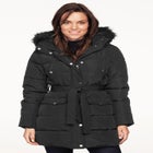 Belted Puffer Coat image number null