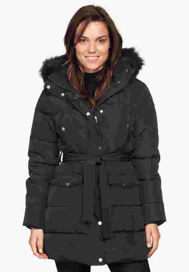 Belted Puffer Coat image number 0