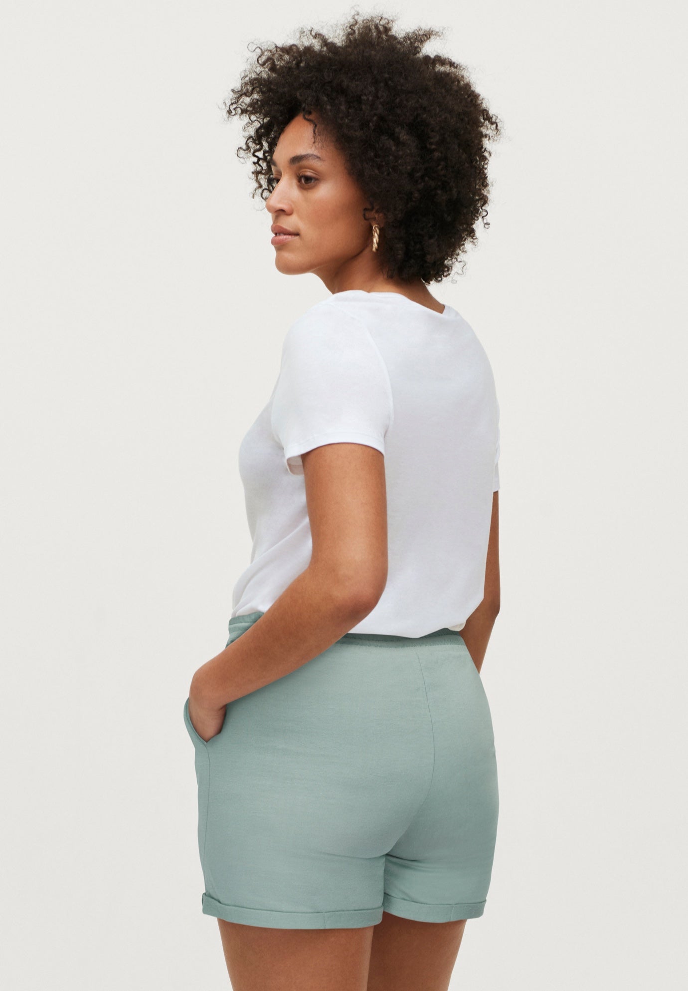 French Terry Drawstring Shorts image number 1