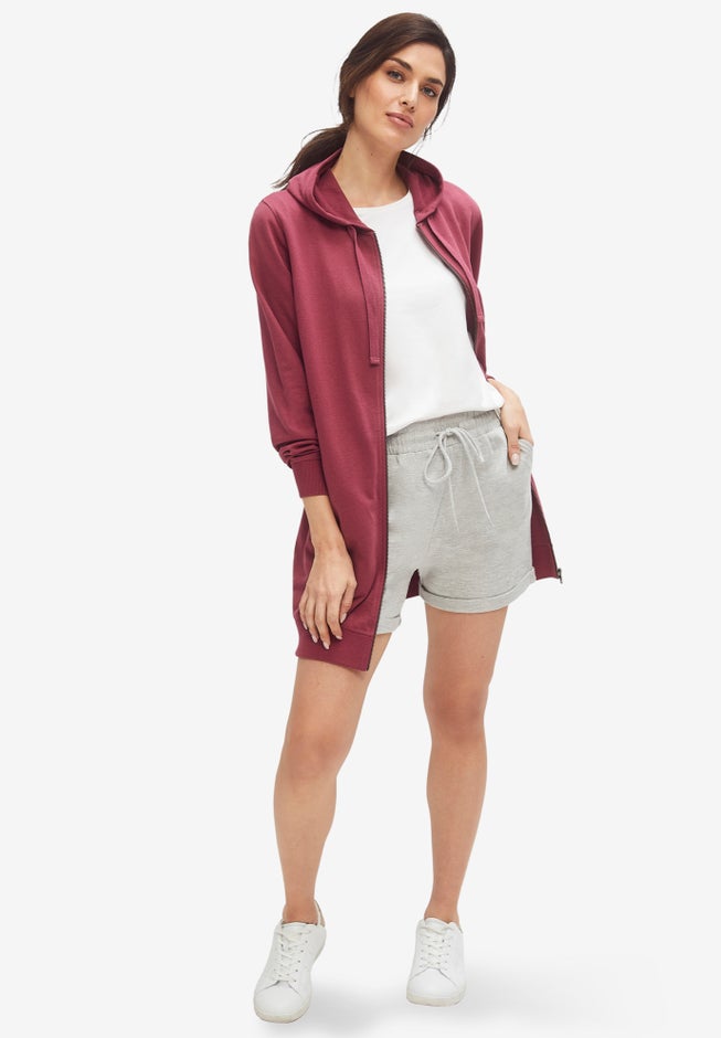 French Terry Drawstring Shorts image number 3