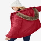 Faux Fur Trim Parka image number null