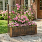 Flower Box With Trellis image number null