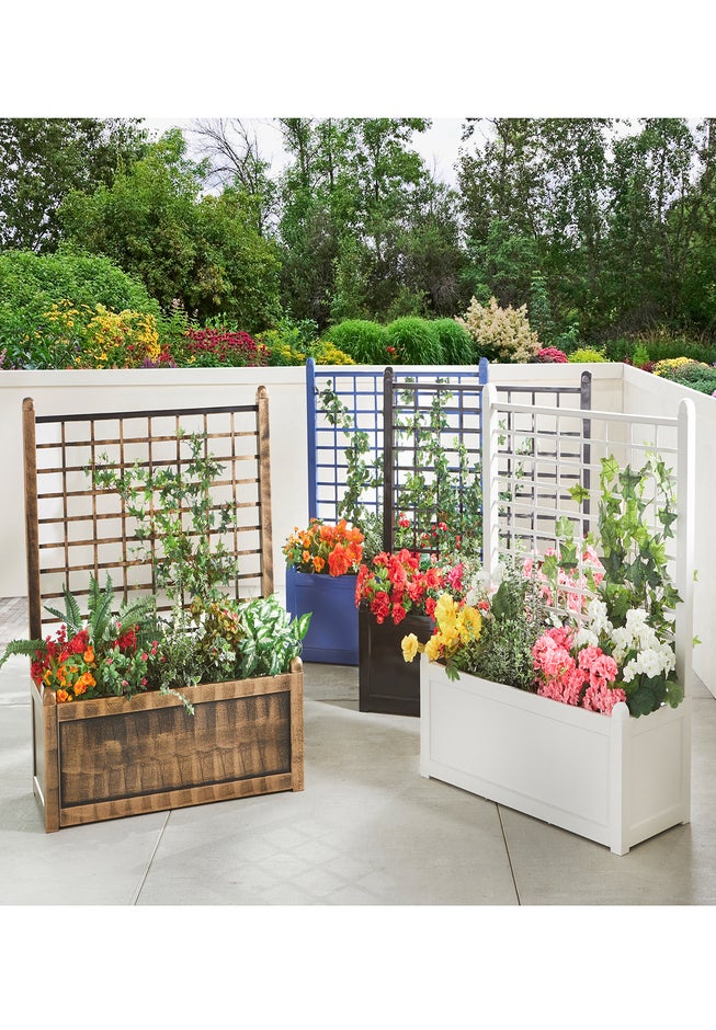 Flower Box With Trellis image number 3