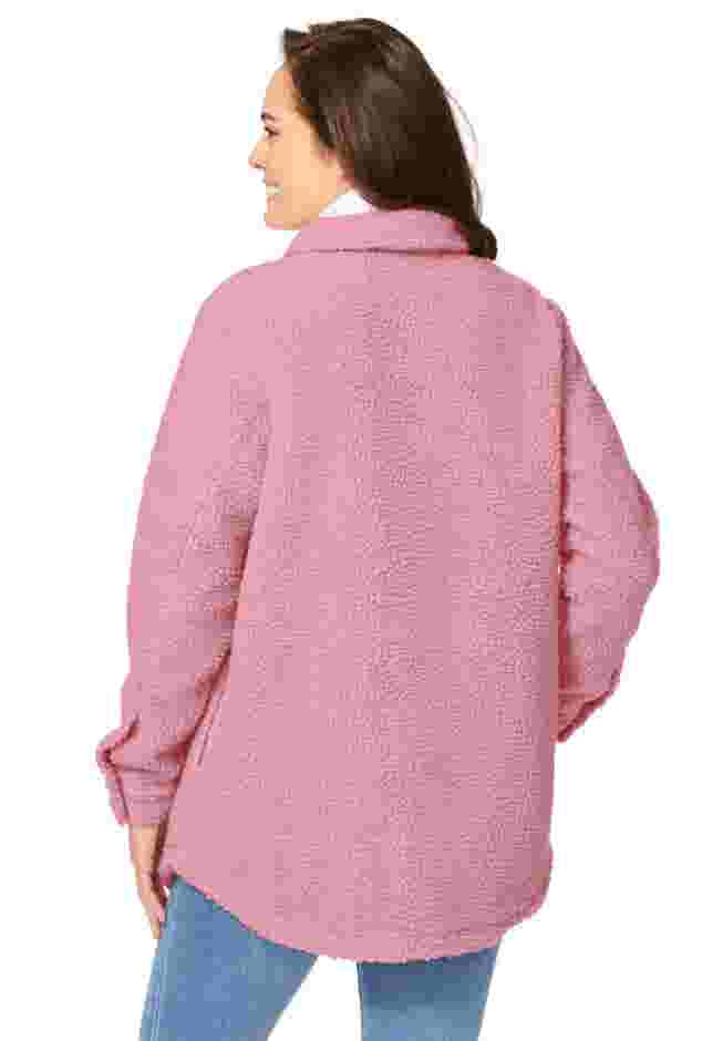 Berber Button-Front Jacket image number 1