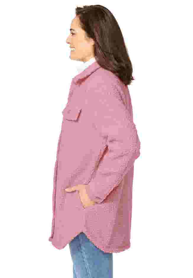 Berber Button-Front Jacket image number 2