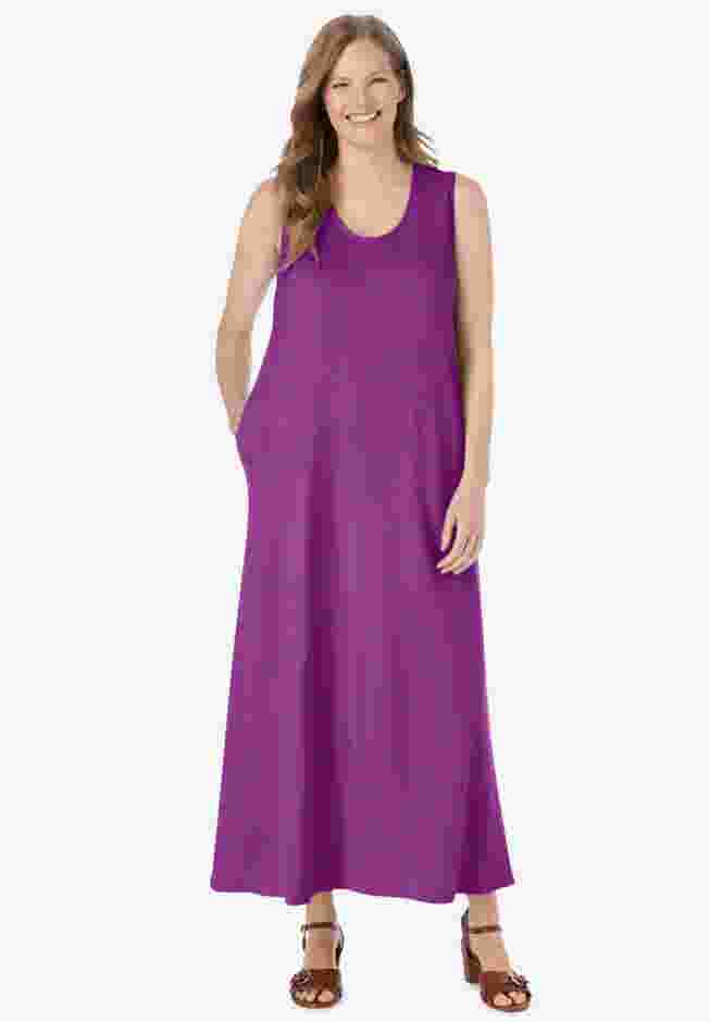 Sleeveless Scoopneck Dress image number 0