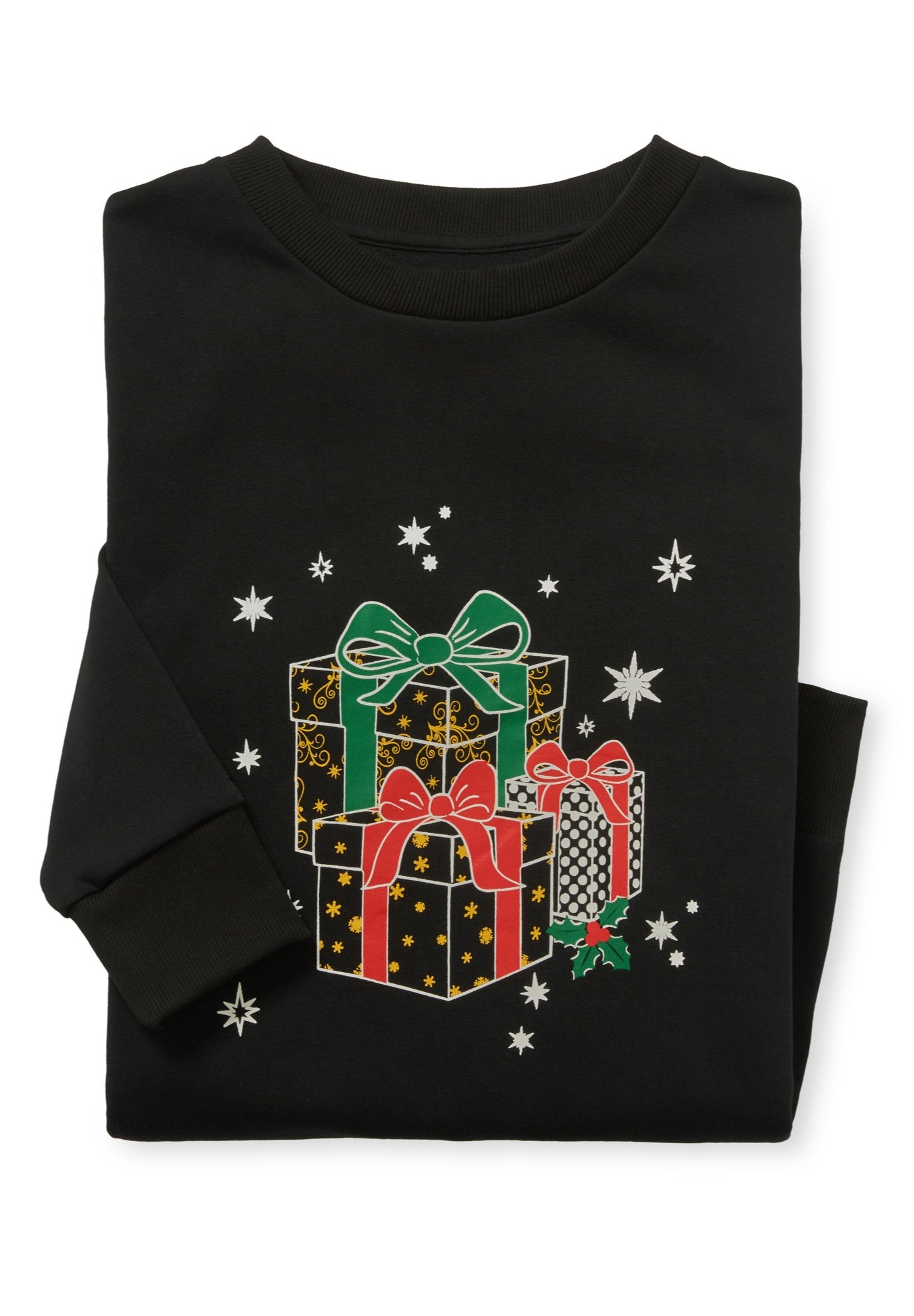 Fleece Holiday Sweatshirt image number 2