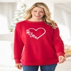 Fleece Holiday Sweatshirt image number null