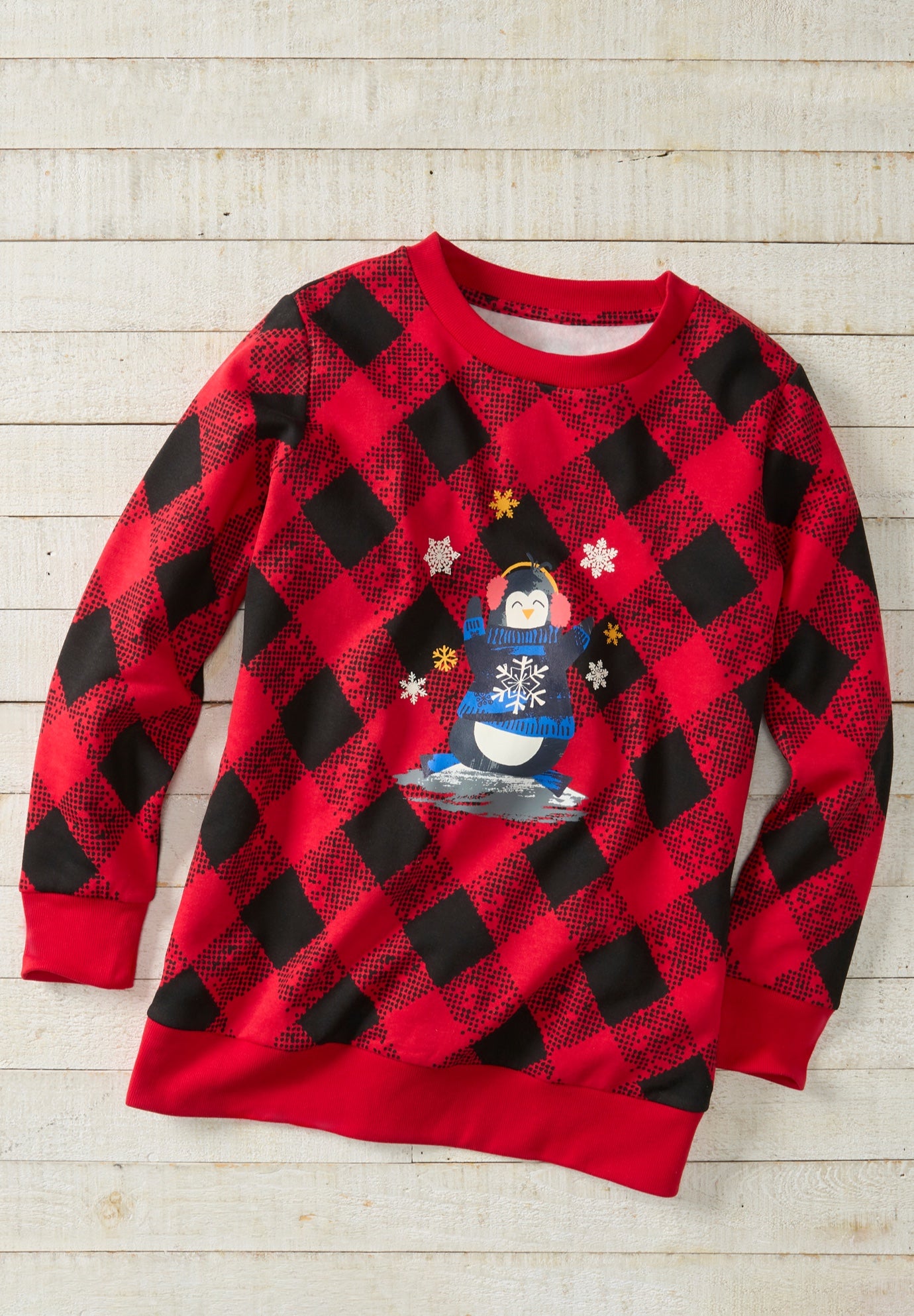 Fleece Holiday Sweatshirt image number 1