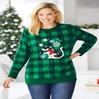 Fleece Holiday Sweatshirt image number null