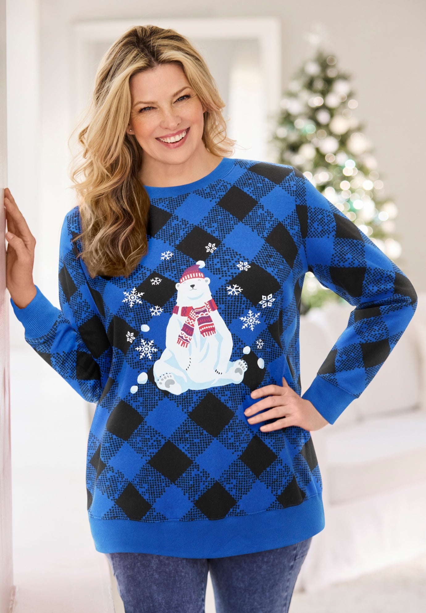 Fleece Holiday Sweatshirt image number 0