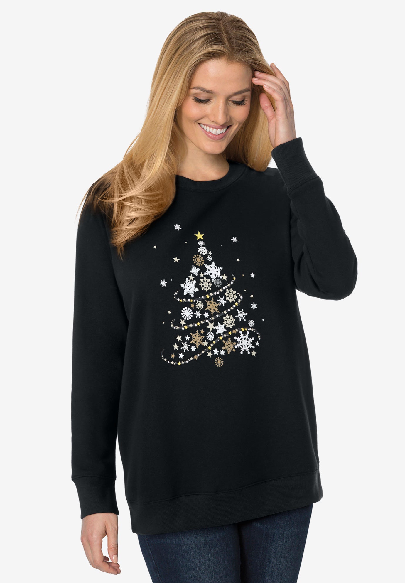 Fleece Holiday Sweatshirt image number 0