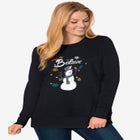 Fleece Holiday Sweatshirt image number null