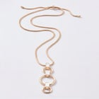 Triple Hoop Pendant Necklace image number null