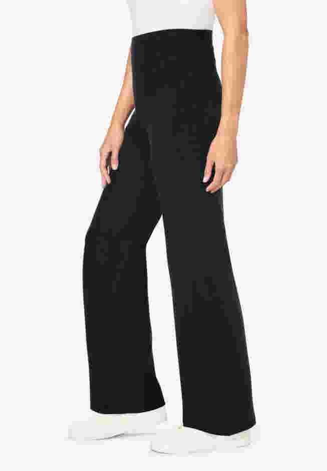 Stretch Cotton Wide-Leg Legging image number 2