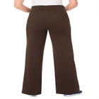 Stretch-Cotton Knit Pull-On Wide-Leg Leggings image number 1