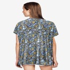 Stretch Knit Scoop Neck Oversized Tunic image number null