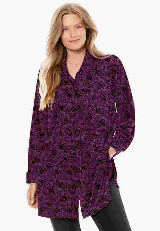 Velour Shirt image number 0