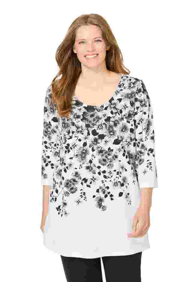 7-Day Floral Print Tunic image number 0