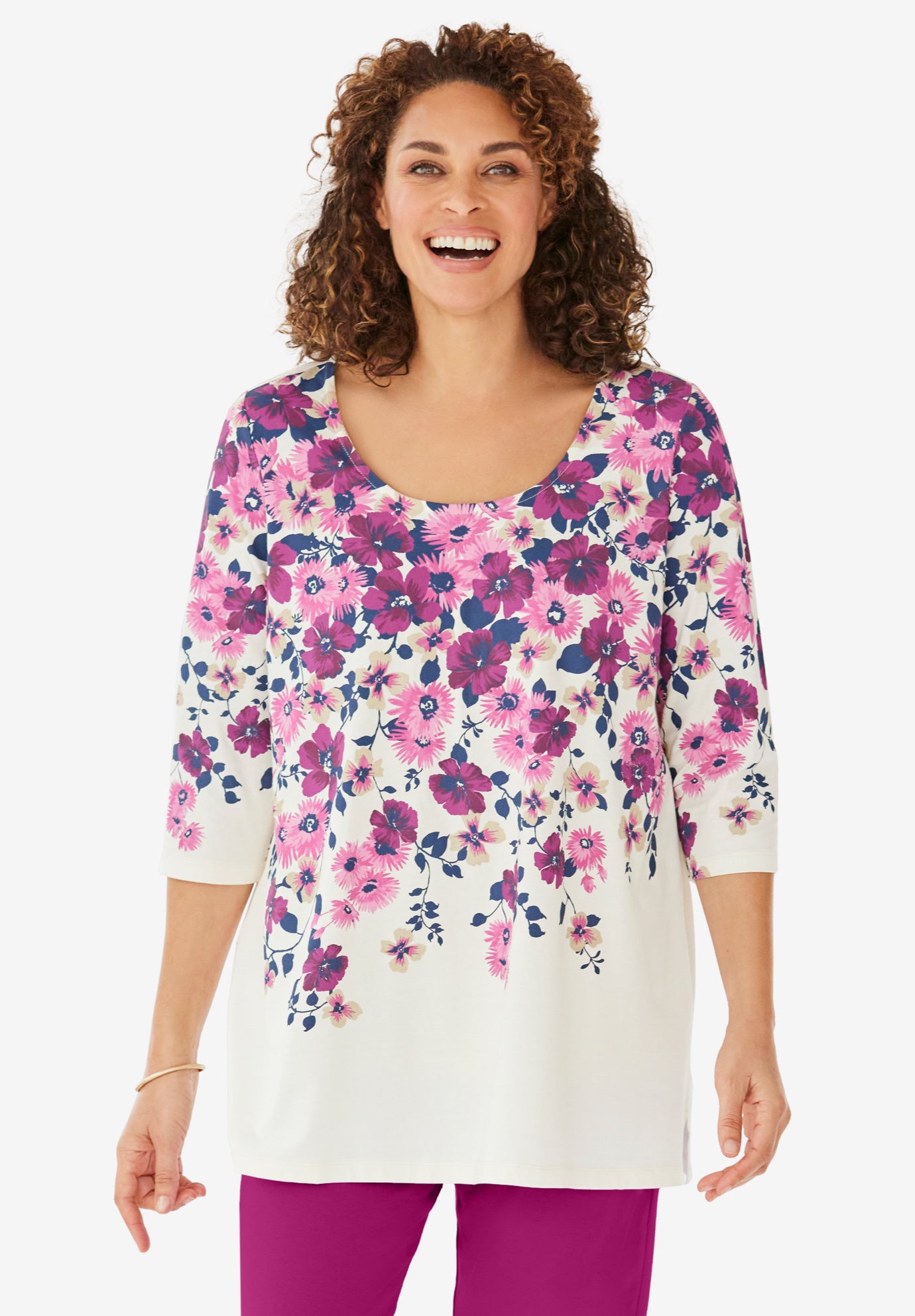 7-Day Floral Print Tunic image number 0