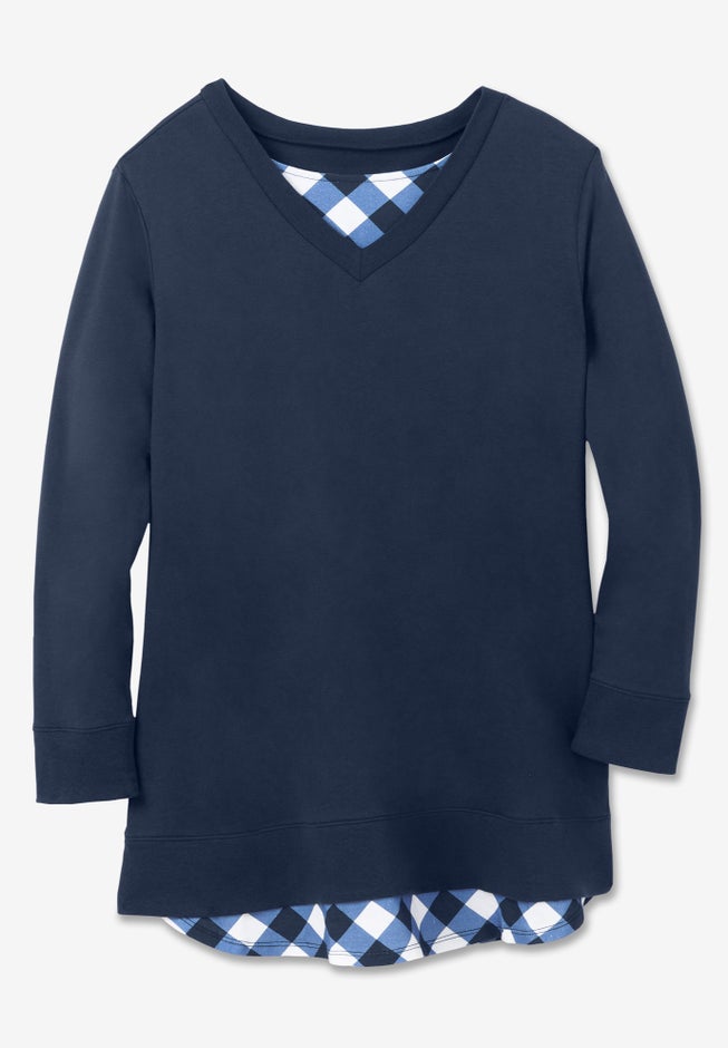 Layered Look Sweatshirt image number 1