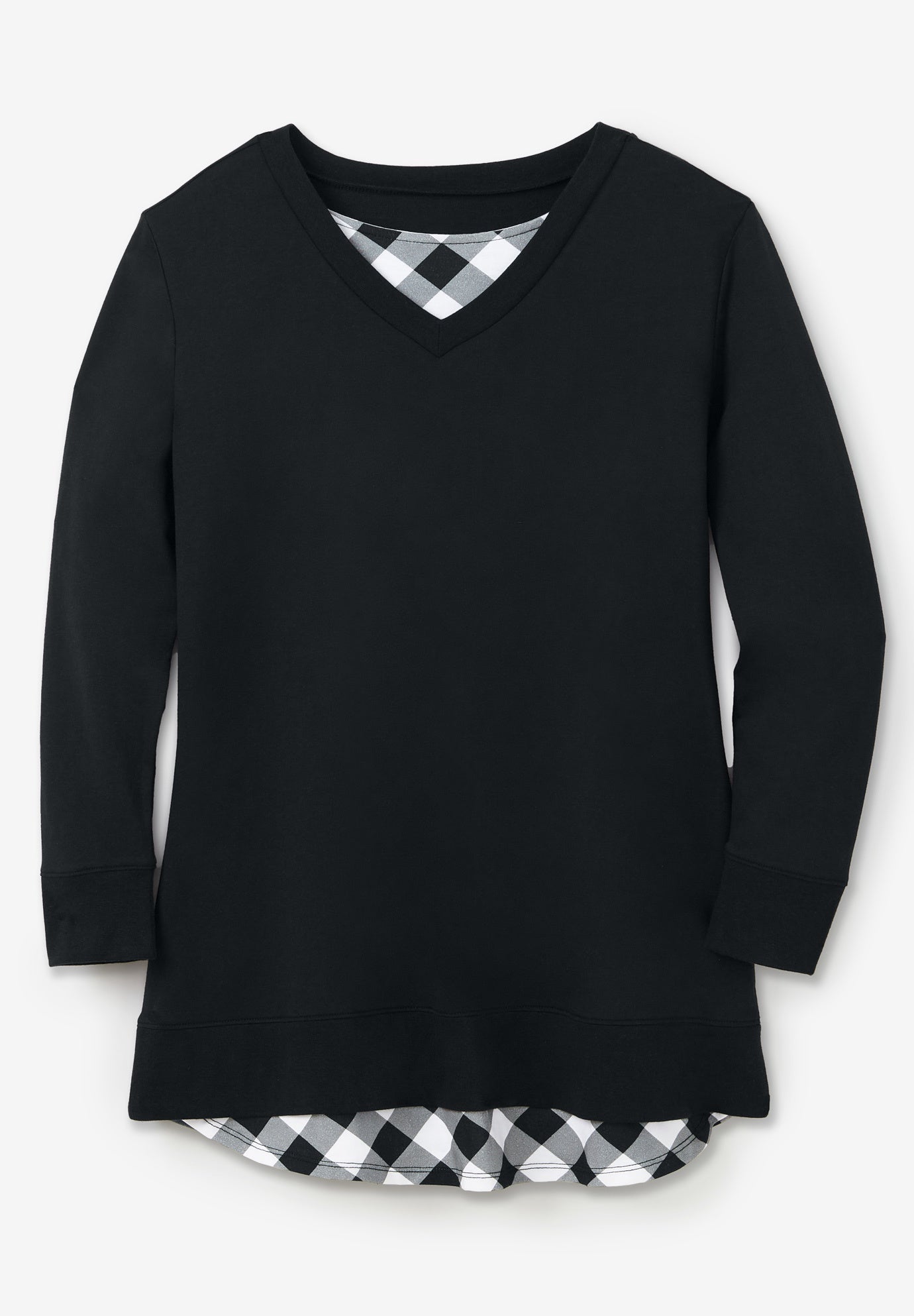 Layered Look Sweatshirt image number 2