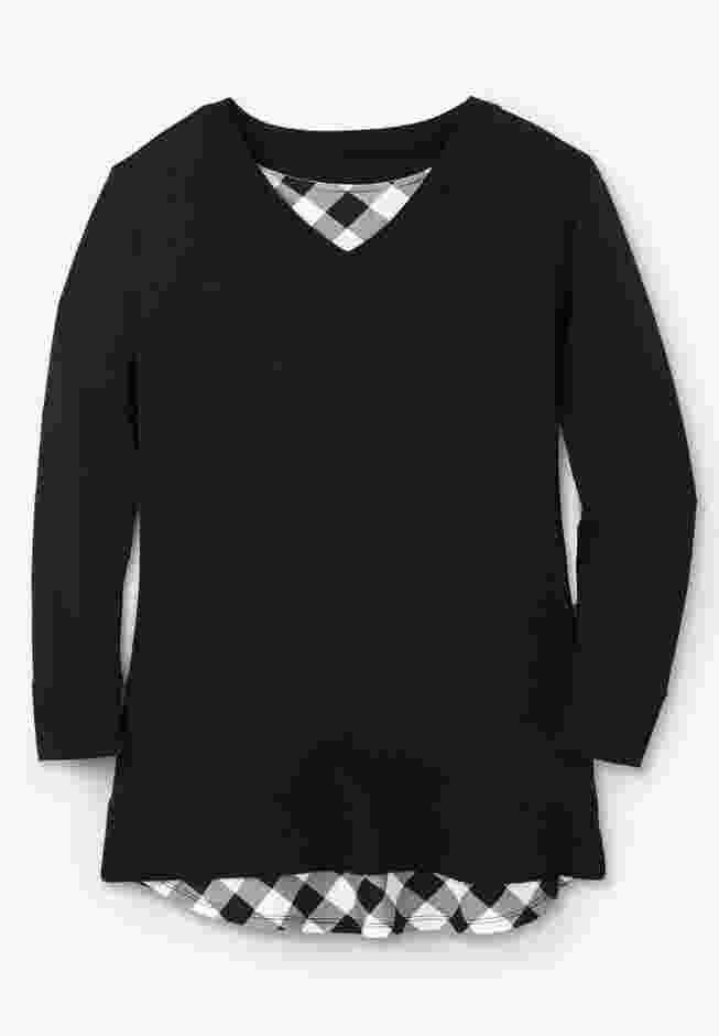 Layered Look Sweatshirt image number 2