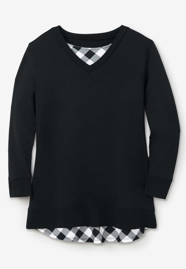 Layered Look Sweatshirt image number 2