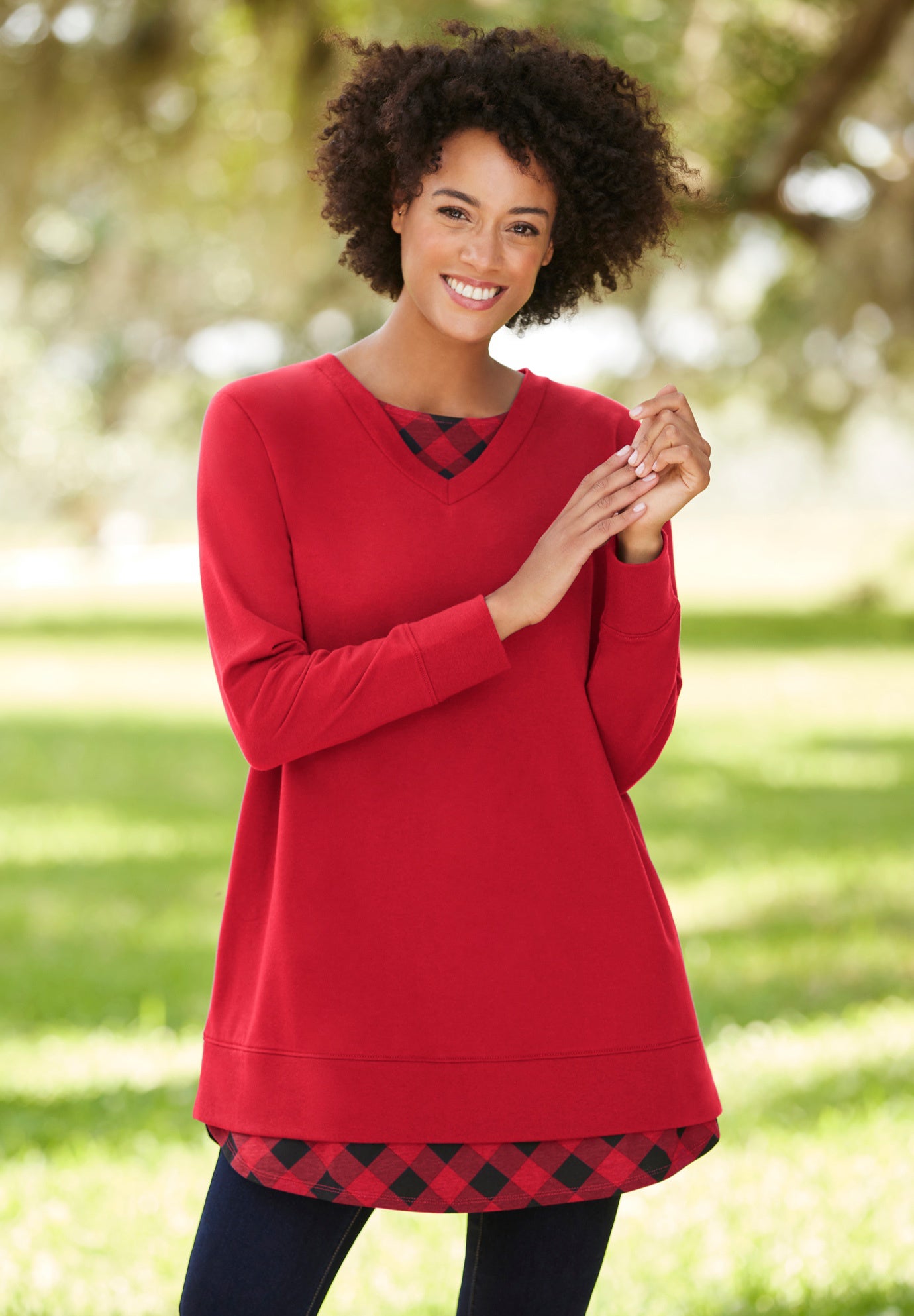 Layered Look Sweatshirt image number 3