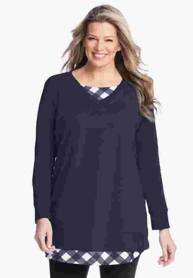 Layered Look Sweatshirt image number 0