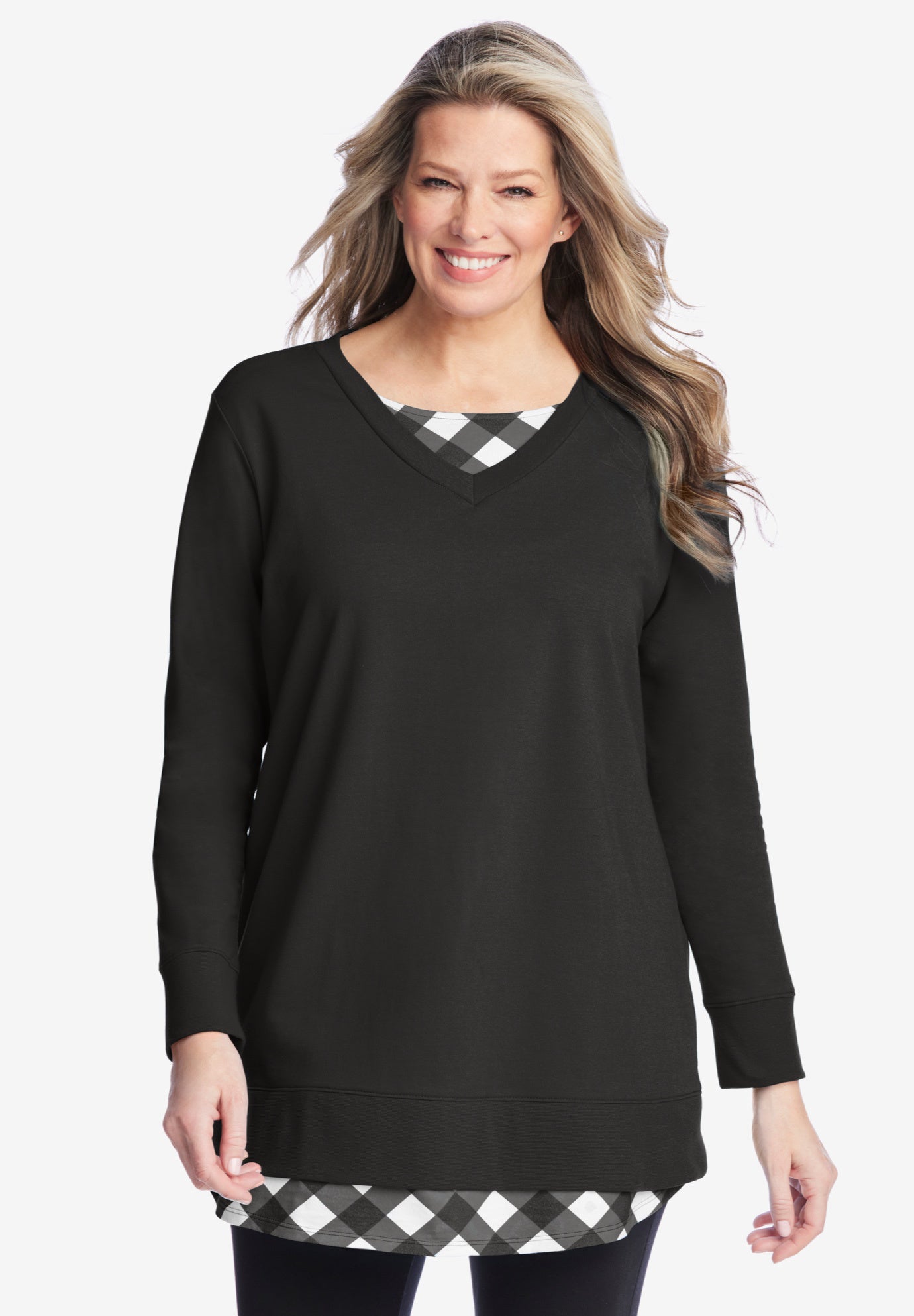 Layered Look Sweatshirt image number 0