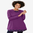 Layered Look Sweatshirt image number null