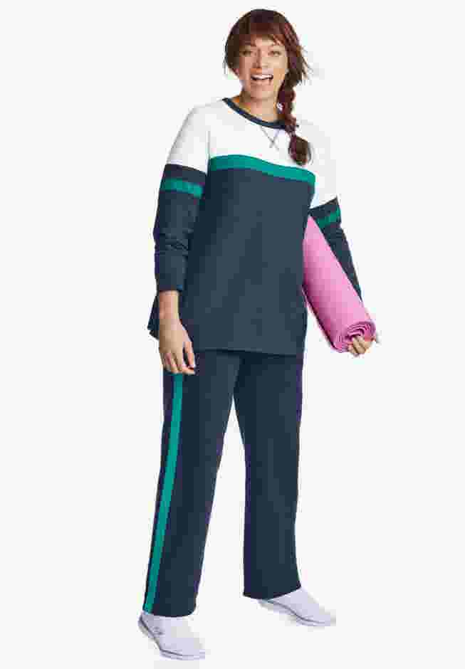 Color Block Long Sleeve Sweatshirt image number 3