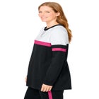 Color Block Long Sleeve Sweatshirt image number null