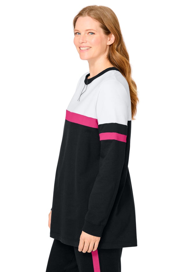 Color Block Long Sleeve Sweatshirt image number 2