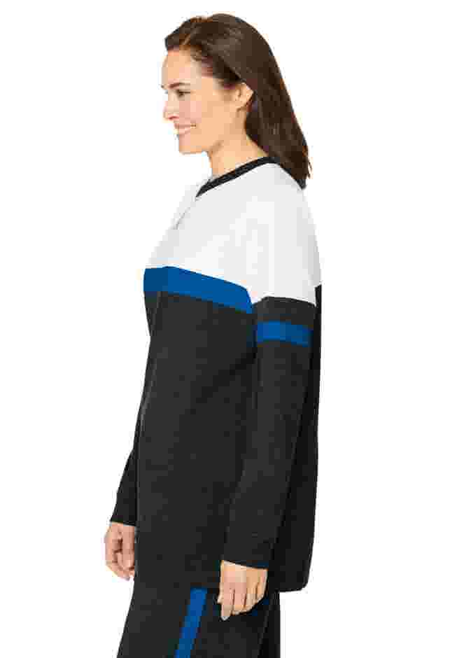 Color Block Long Sleeve Sweatshirt image number 2