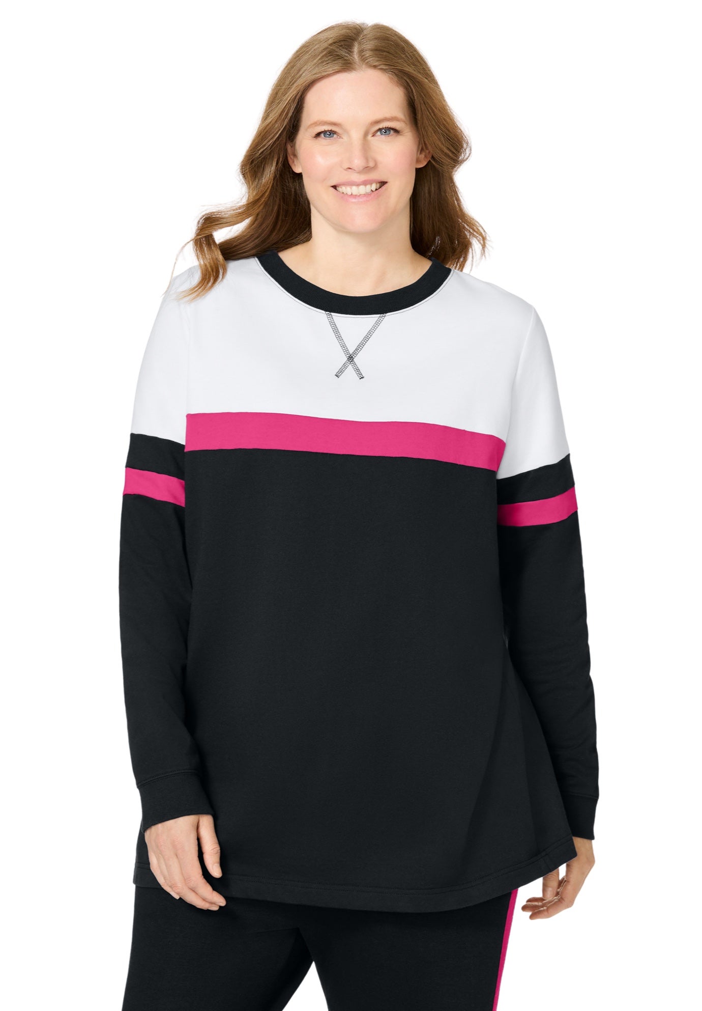 Color Block Long Sleeve Sweatshirt image number 0