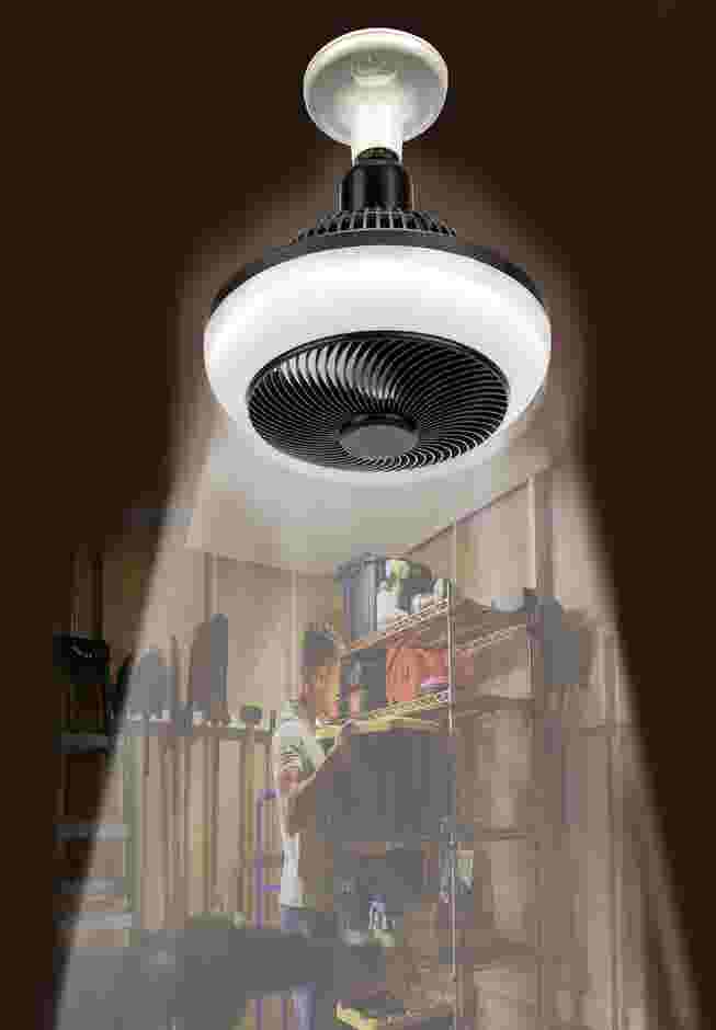 Breeze Brite Screw-In Fan and LED Light image number 0