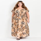 Sophia Shirred Bodice Maxi Dress image number null