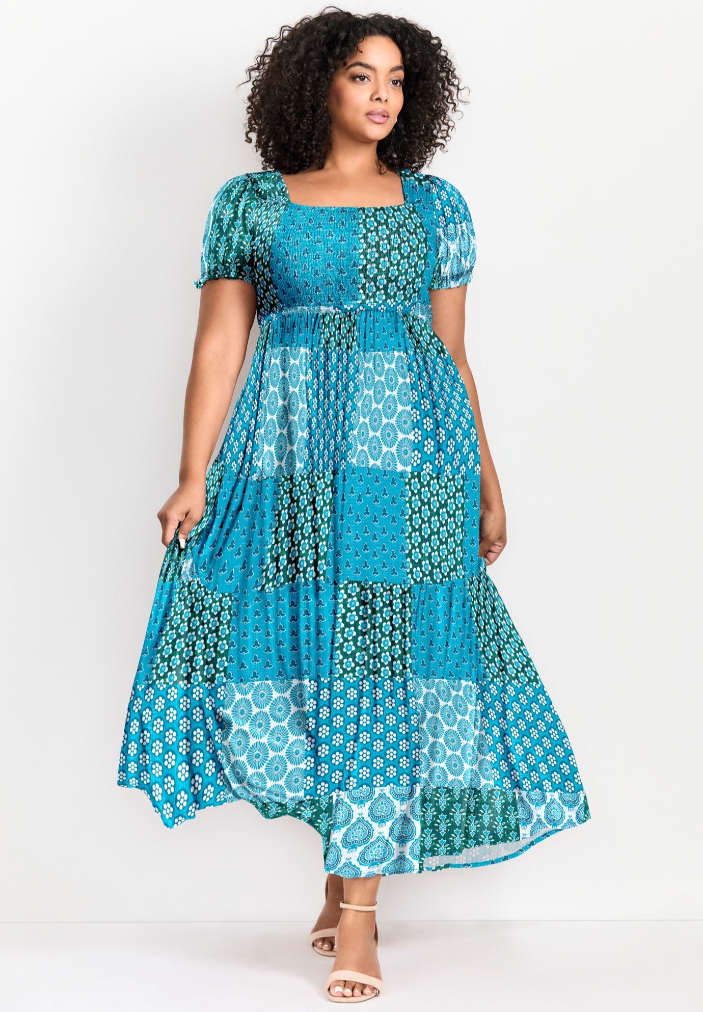 Sophia Shirred Bodice Maxi Dress image number 0