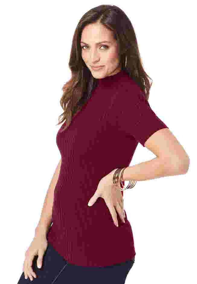 Rib Mockneck Sweater image number 2